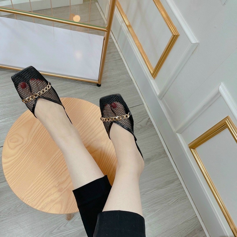 Sục lưới nữ phối dây xích xiêu xinhhh