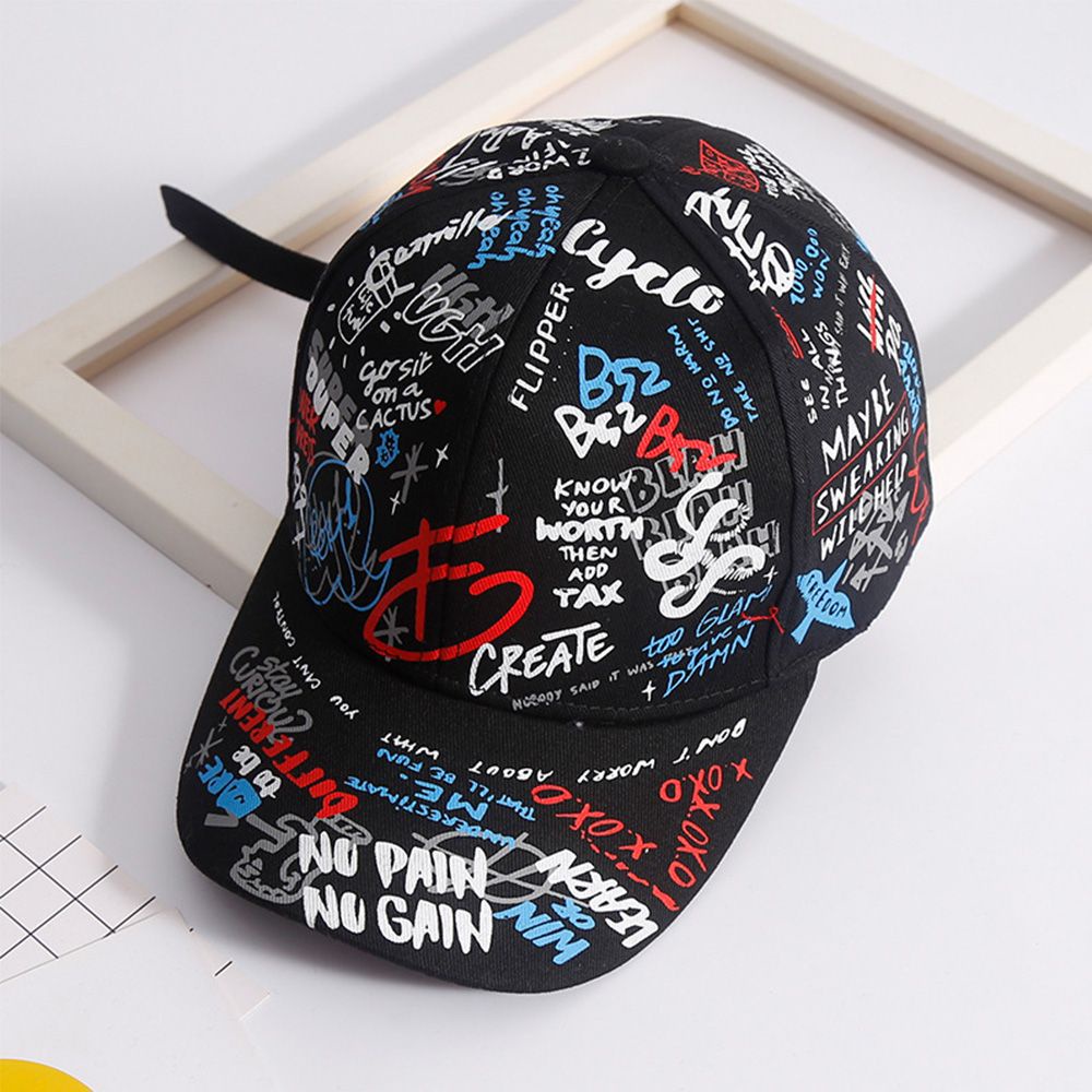 Mũ Lưỡi Trai Che Nắng In Họa Tiết Graffiti Nhiều Màu Tùy Chỉnh Thời Trang Cho Nam Và Nữ