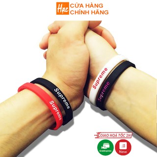 Vòng đeo tay cao su cho nam nữ hợp thời trang in hoạ tiết chữ PK009