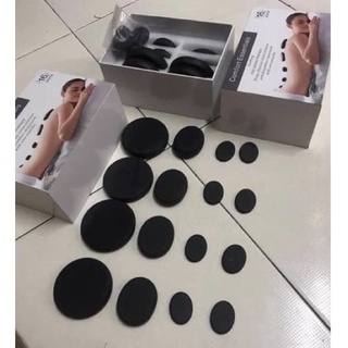 Đá nóng massage oval 8x6 và 8x8cm