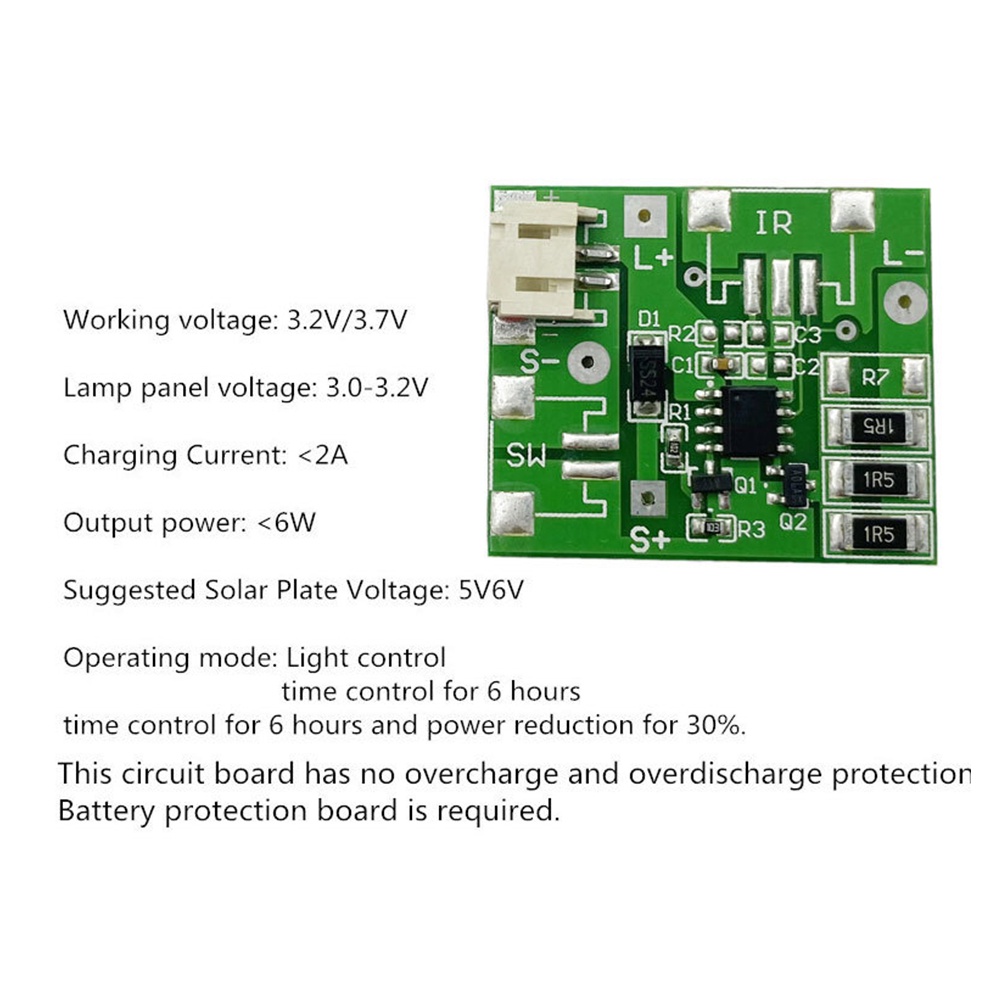 Bảng Mạch Điều Khiển Đèn LED Năng Lượng Mặt Trời Thông Minh Pcbfun 3.7V