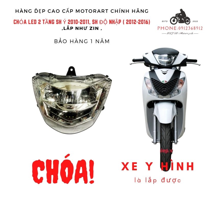 Choá led 2 tầng sh ý 2010 hoặc lắp sh2012-2016 đã độ nhập