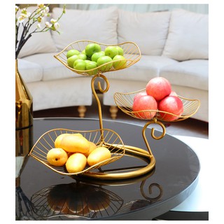 Giỏ đựng trái cây 3 tầng