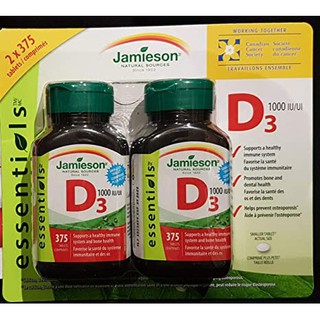 Jamieson D3 viên uống bổ sung vitamin D3 khỏe mạnh chắc xương cho mọi lứa tuổi