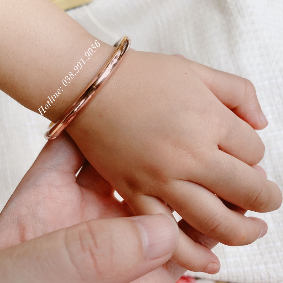 Vòng đồng đỏ trơn loại CỨNG 99% có kiểm định nguyên chất.