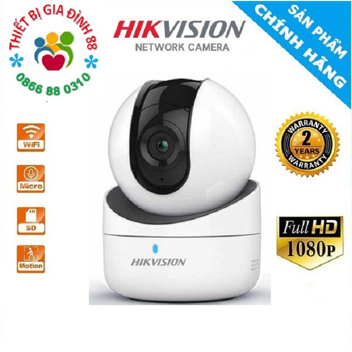 Camera IP HIKVISION 2MP WIFI HIKVISION Q1 ( Q21 ) 1080P DS-2CV2Q21EFD-IW BH 2 NĂM