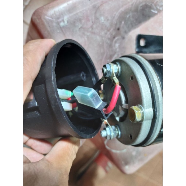 Động cơ DC 24v/3000vòng 370w Taiwan . Mới .