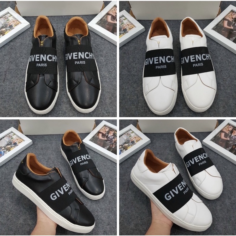 Giầy thời trang nam Gyvenchy có hoạ tiết chữ ngang in chìm, Giầy thời trang phong cách giới trẻ btshop từ 38 đến 42.