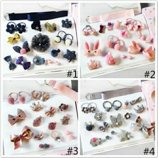 Sét 18 cột kẹp tóc đáng yêu cho bé