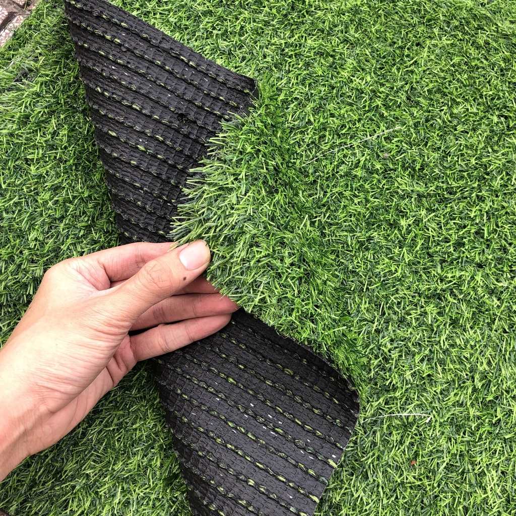 Thảm cỏ treo tường, cỏ nhựa nhân tạo trang trí, cỏ dày 2 cm mã 5 - 5 (ĐVT: met vuông)0