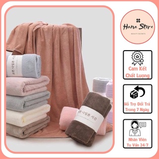 Khăn tắm lông cừu cao cấp chống xù xuất Hàn cao cấp 70x140cm - khosihaiphong