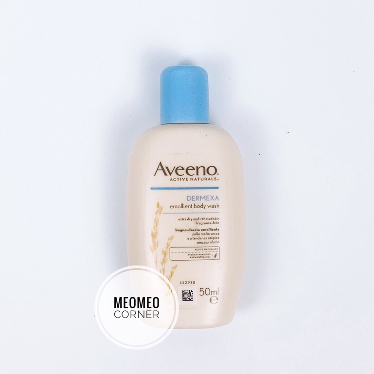 Sữa tắm dành cho da chàm NGƯỜI LỚN Aveeno Eczema / Dermexa 50ml & 280ml