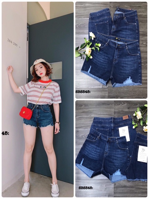 Bigsize Quần short jean SBS345 (32-41)