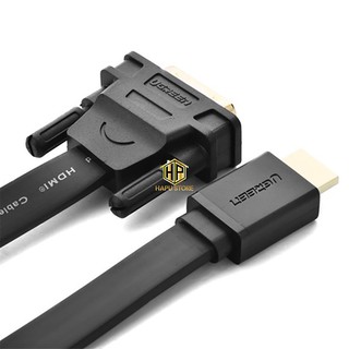 Cáp HDMI sang DVI Ugreen 30107 dài 3m cao cấp - Hapustore