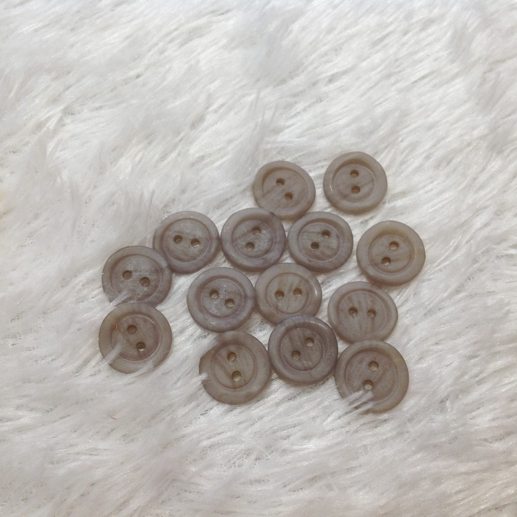 Nút áo quần tây cúc khuy nhựa nhiều màu dễ thương size 1.5cm