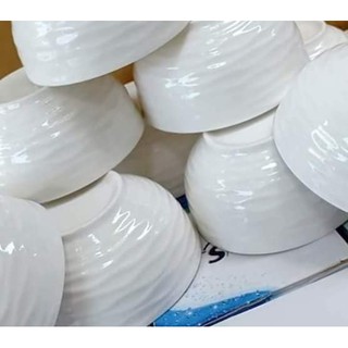 10 chén sứ vân trắng cao cấp