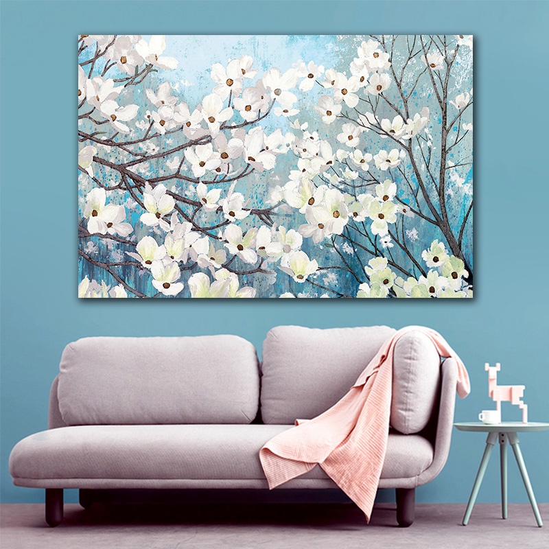 Tranh canvas Trang Trí Nội Thất Hình Hoa Xinh Xắn