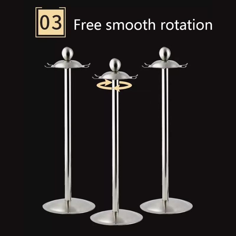 Giá Đỡ Dụng Cụ Nhà Bếp Bằng Thép Không Gỉ 6 Móc