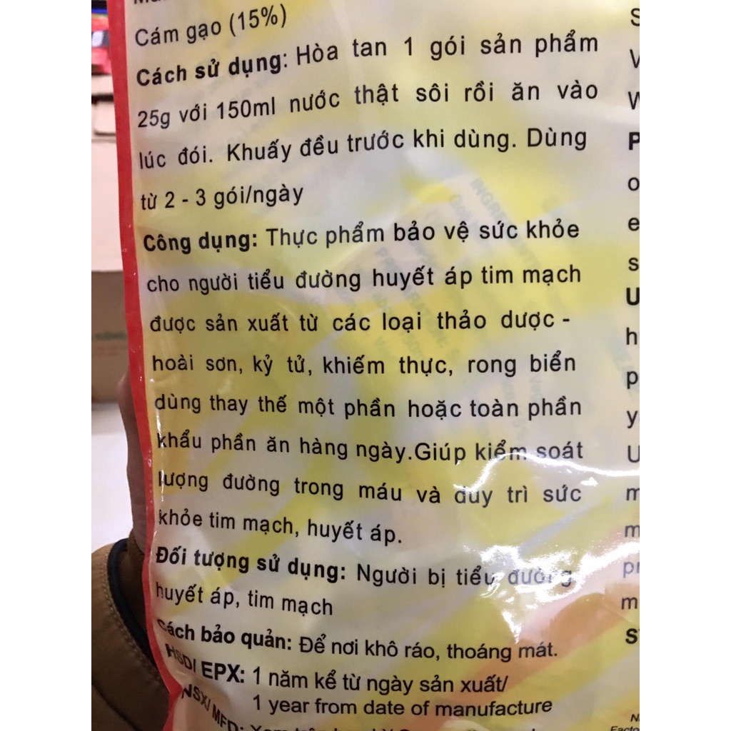 Ngũ cốc Việt Đài 500g- Dành cho người tiểu đường, huyết áp, mỡ máu