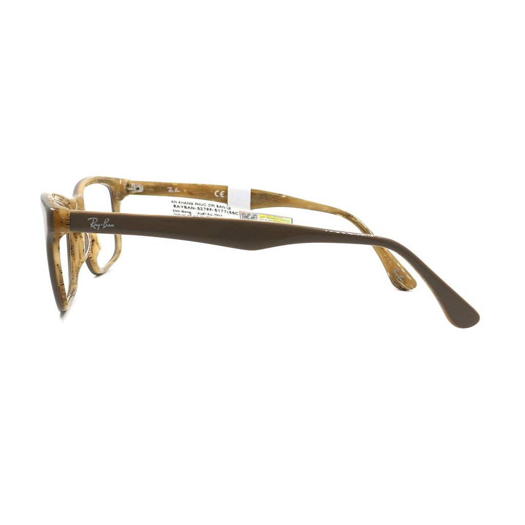 RB5279F-Gọng kính nam nữ Rayban chính hãng (55-18-145), thiết kế dễ đeo bảo vệ mắt