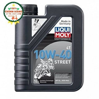 Dầu nhớt liqui Moly 10w40 street 4T -1 lit cho xe số