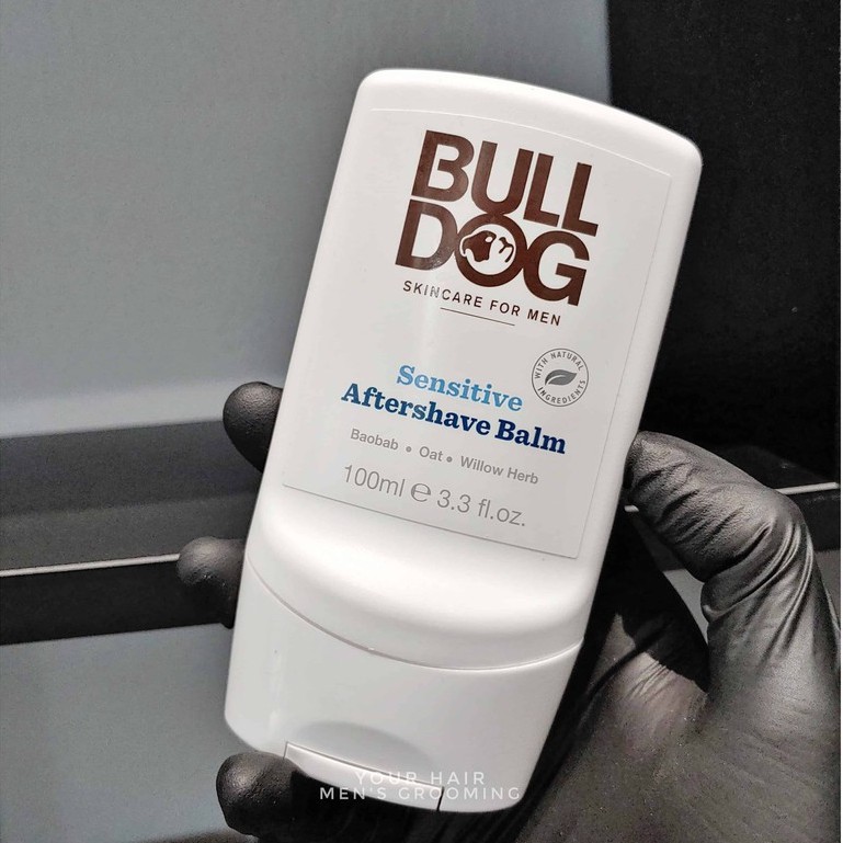 Kem dưỡng râu & da sau cạo cho da thường và nhạy cảm Bulldog Aftershave Balm - 100ml | Original Sensitive