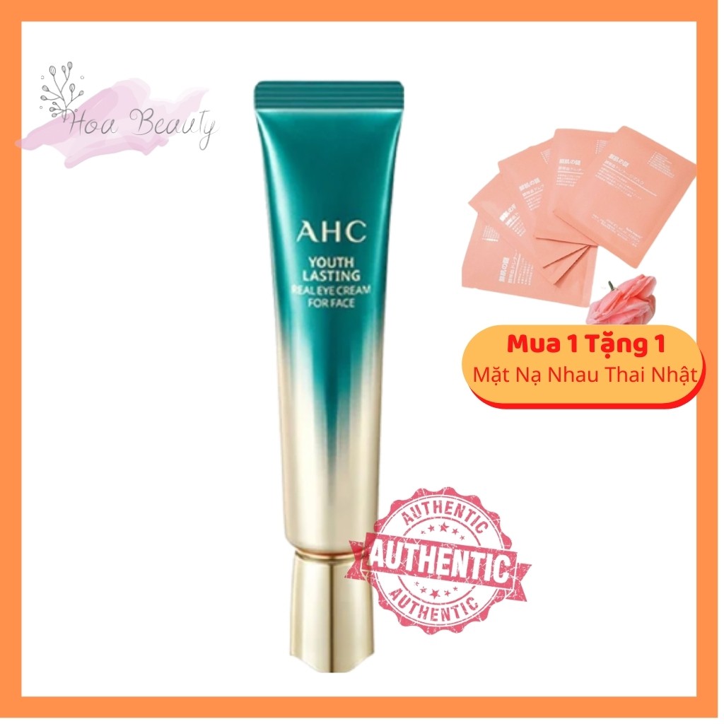 Kem Dưỡng Da Vùng Mắt Và Mặt AHC Ageless Real Eye Cream For Face