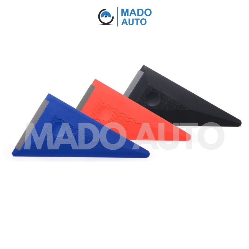 Gạt nhựa tam giác bọc cao su dán Decal ô tô MADO AUTO FS3
