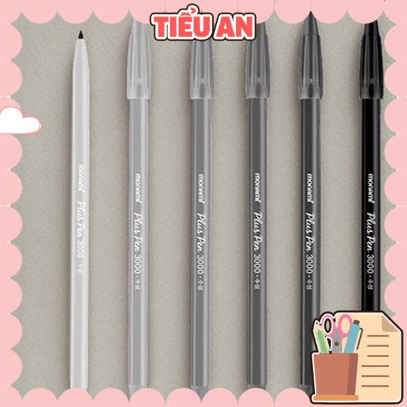 Bút/ Viết Kháng Nước Plus Pen Monami Ngòi 0.4mm
