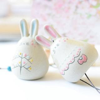 Chuông gió bằng gốm sứ handmade dễ thương xinh xắn