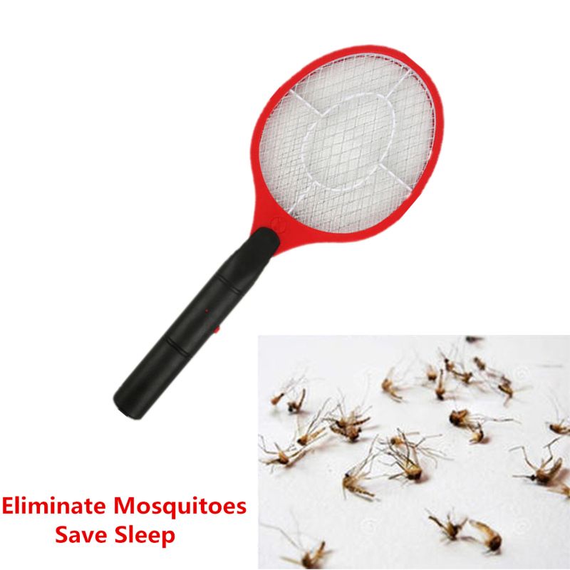 Vợt Đập Ruồi Bằng Điện Dài 46cm Có Nút Tắt Một Kích Thước