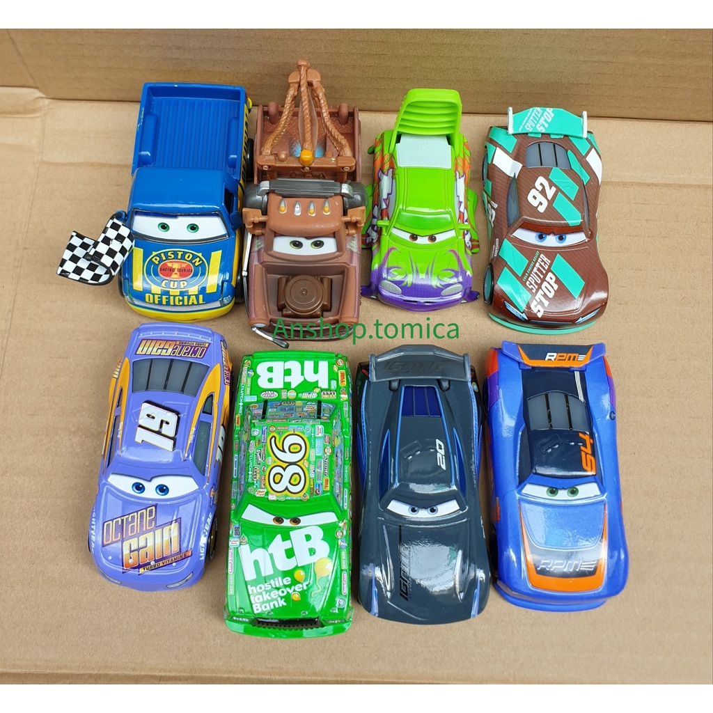 Mô hình xe hoạt hình Mc queen hàng Mattel No box