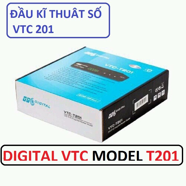 Đầu thu kỹ thuật số VTC T201 - HD VTC 201 - Xem 72 kênh truyền hình VTV, VTC