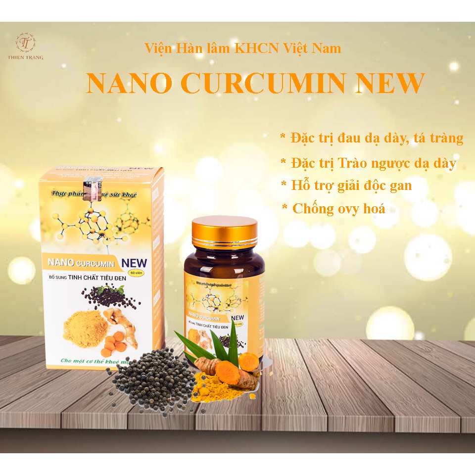 Nghệ Nano Curcumin New, dạng Viên [Viện Hàn Lâm]