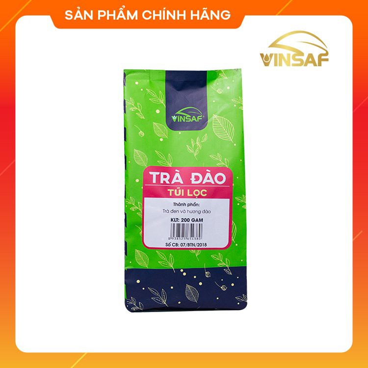 Trà Đào túi lọc Vinsaf 200g