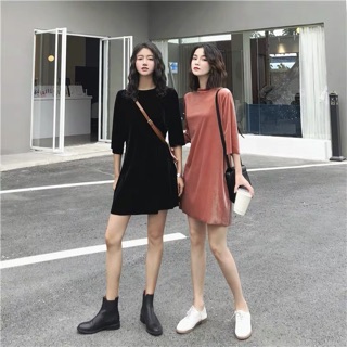 Áo Nhung Mịn form rộng Basic- Ord