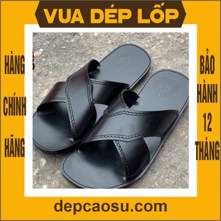 Dép cao su 2 quai chéo