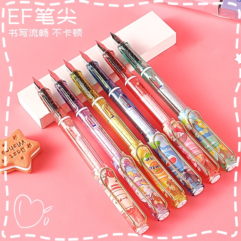 Bút mực ,bút máy học sinh vỏ hoạt hình