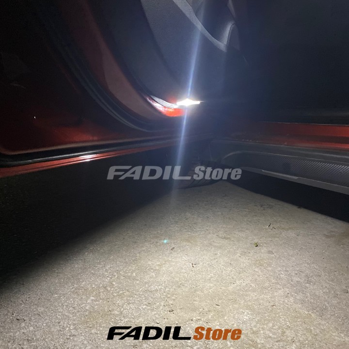 Đèn soi cửa xe VinFast Fadil + Giắc + 2 Cos để nối dây