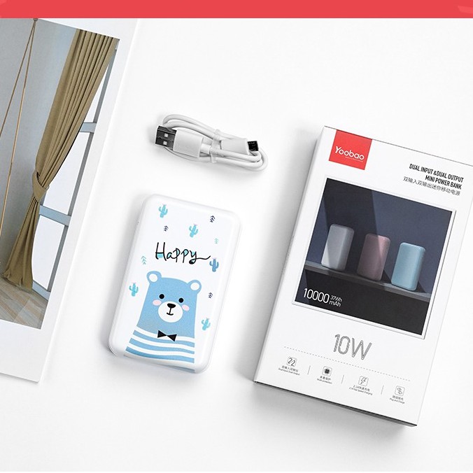 Pin Sạc dự phòng mini Yoobao P10W 10000mAh | BigBuy360 - bigbuy360.vn