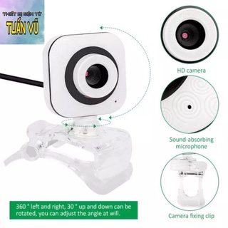 Webcam Chân Kẹp Vuông