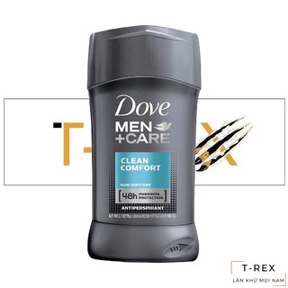 [Hàng AUTH] Lăn Khử Mùi Dove Men Care Clean Comfort 76Gr (Sáp Trắng)
