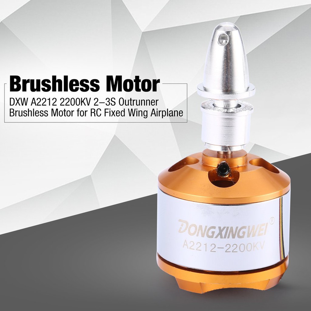 【điều khiển từ xa8/5】DXW A2212 2200KV 2-3S Outrunner Brushless Motor for RC Fixed Wing Airplane