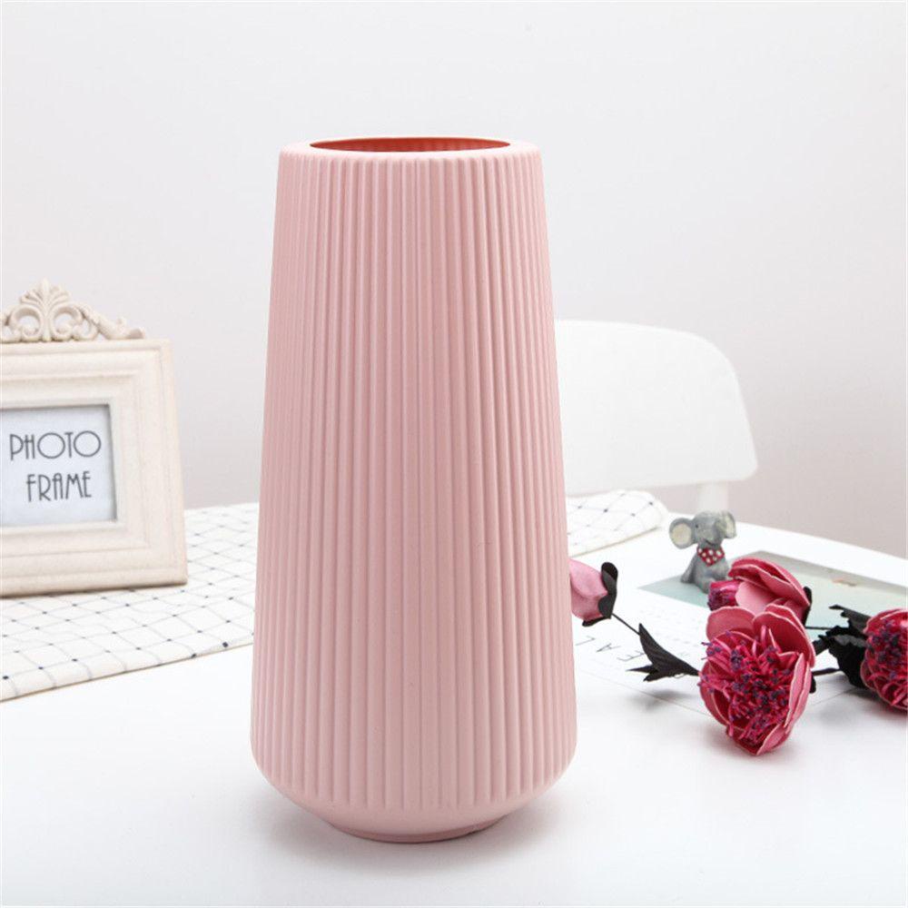 Bình Hoa Nhựa Giả Gốm Sứ Trang Trí Phòng Khách Phong Cách Hiện Đại