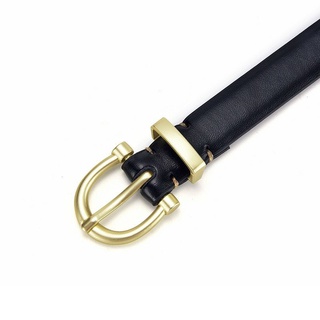 Thắt lưng da, dây nịt da mặt basic dễ phối đồ size 2cm