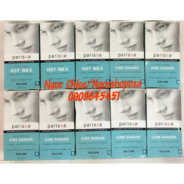 📢Wax nóng Parissa dành cho vùng lông ngắn