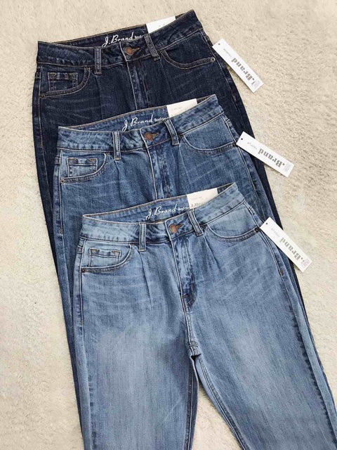 Quần baggy jeans trơn 9 tấc lưng cao form chuẩn 😍 | BigBuy360 - bigbuy360.vn