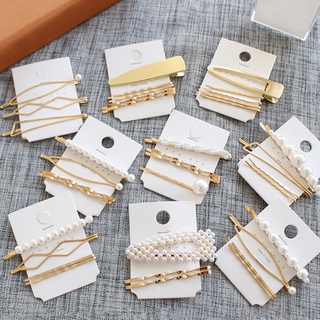 Set 3 kẹp tóc nữ đính ngọc trai