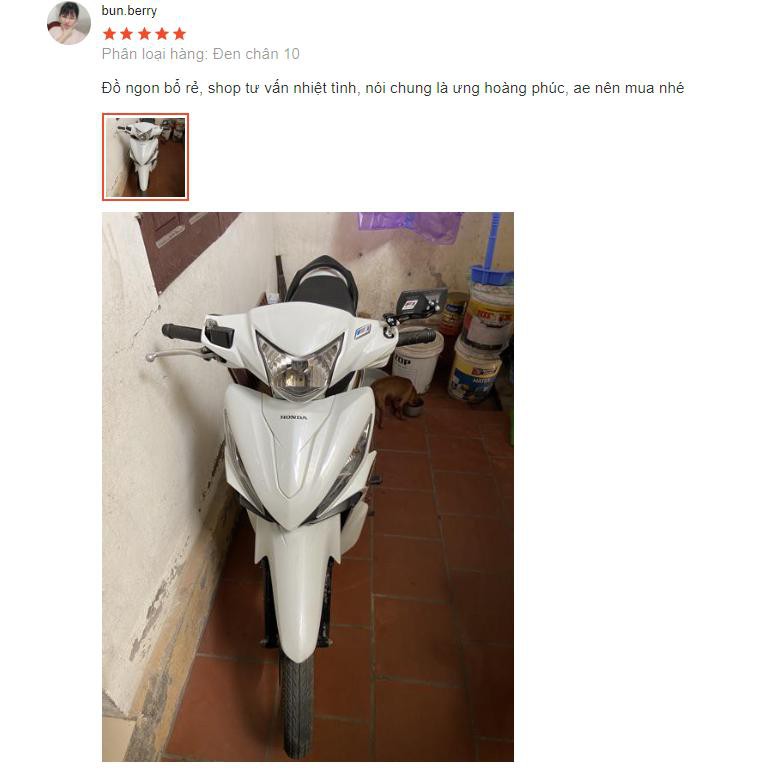 Gương vuông chữ nhật xe máy