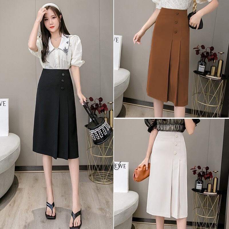 Chân váy công sở midi dáng A DOLCE | BigBuy360 - bigbuy360.vn